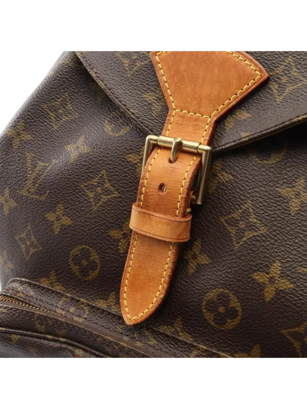 Louis Vuitton Backpack Montsouris GM Canvas Leather